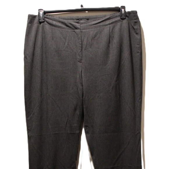 Talbots Heritage Gray Trousers - Sz 18 - Picture 1 of 7